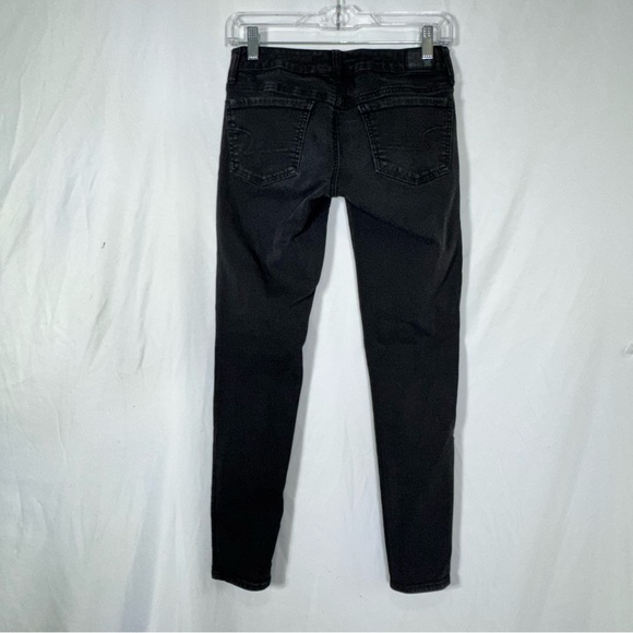 American Eagle Outfitters Super Stretch Black Jeggings - Short - Picture 3 of 7
